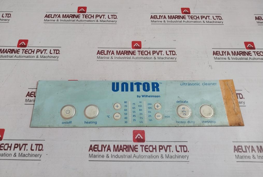 Unitor User Interface Panel Of Ultrasonic Cleaner F001635-001, 0079