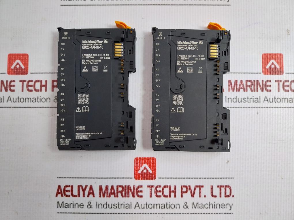 Ur20-4Ai-ui-16 Weidmüller Analog Input Module