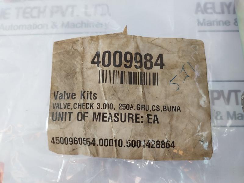 US Valve 11-1-0G Valve 3" Max Temp 200°F 250PSI