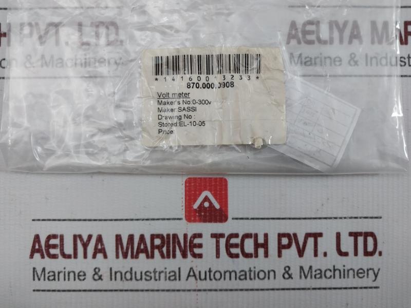 Used Condition Analog Voltmeter 0-300V Sassi
