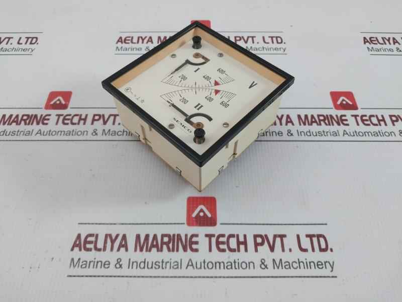 Used Condition Double Voltmeter 0-600 V Semco