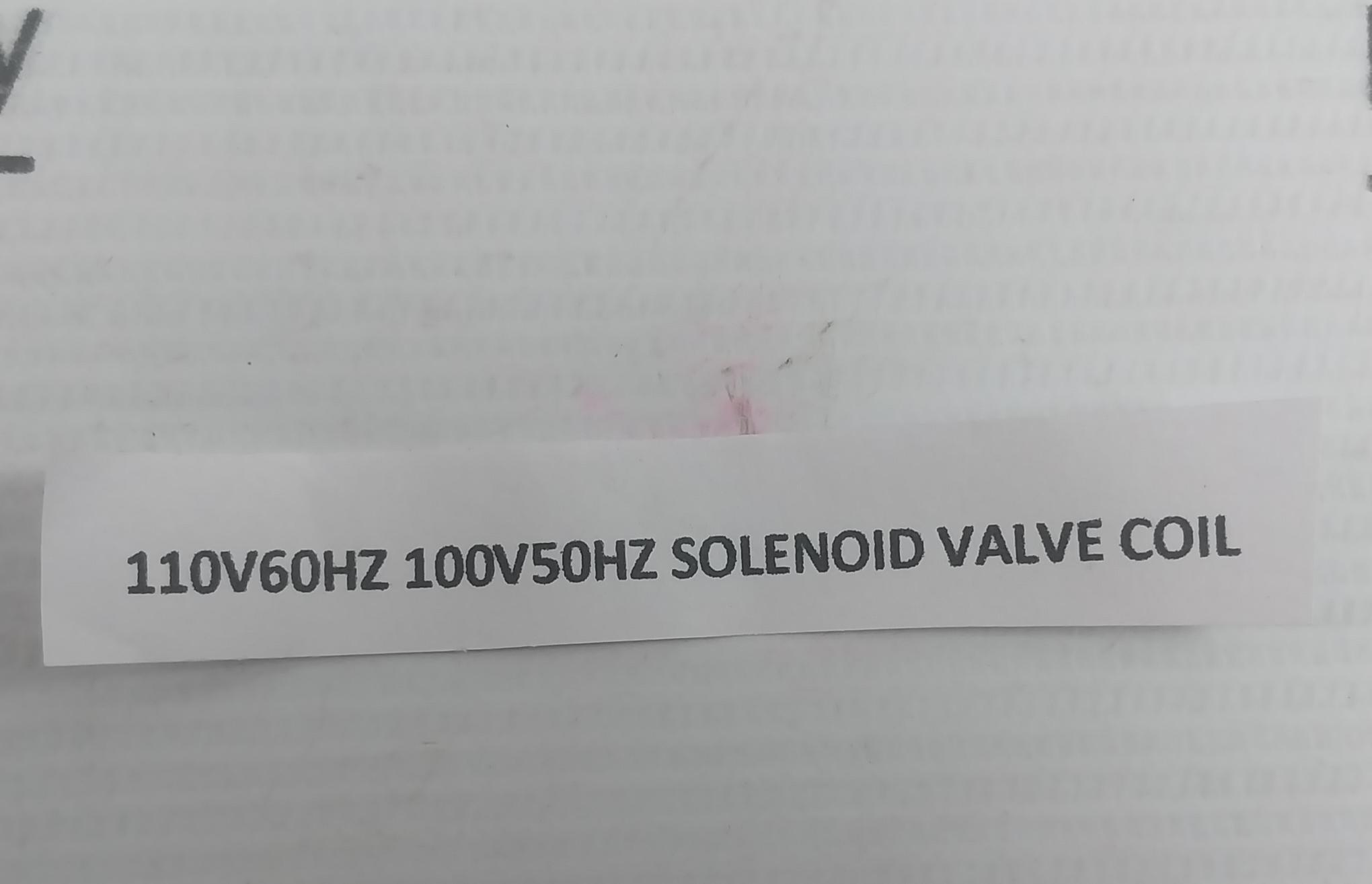 Used Condition Solenoid Valve Coil 110V60Hz