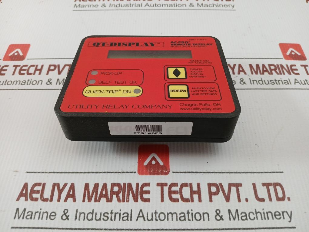 Qt Display For Ac Trip Unit Set B-601Qt-p2 Utility Relay Company 690V