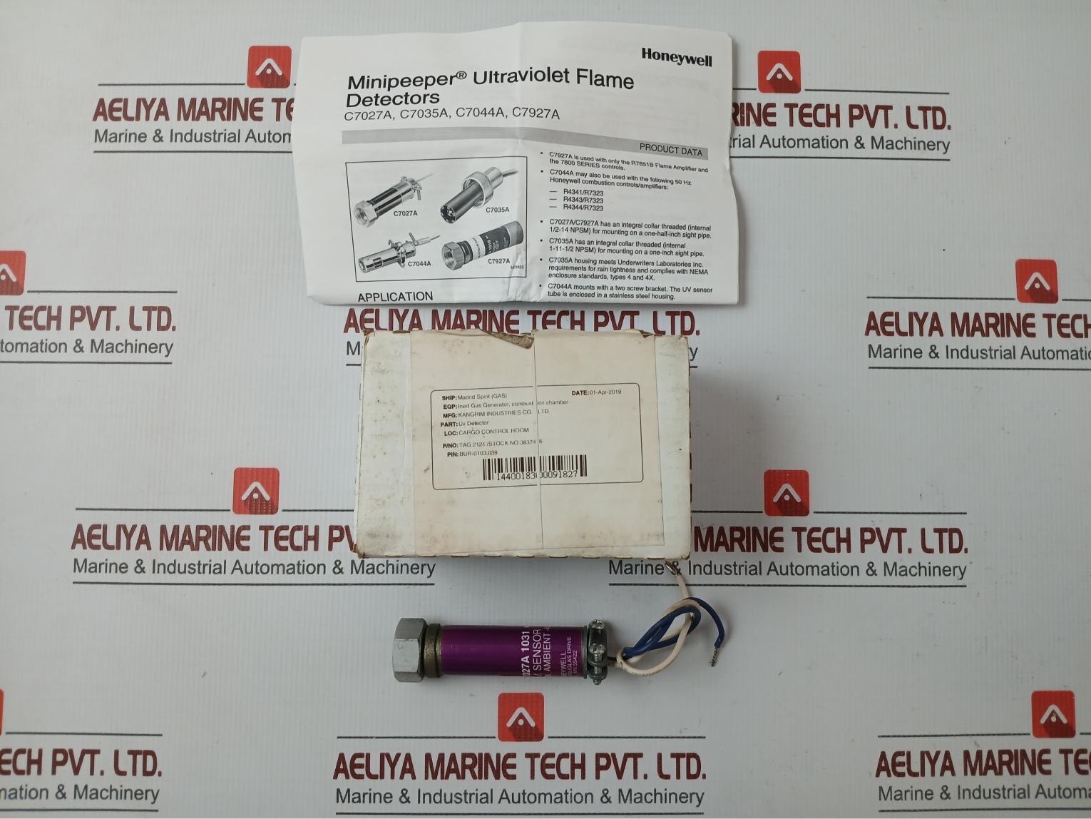 Uv Flame Detector/Sensor C7027A 1031 Honeywell