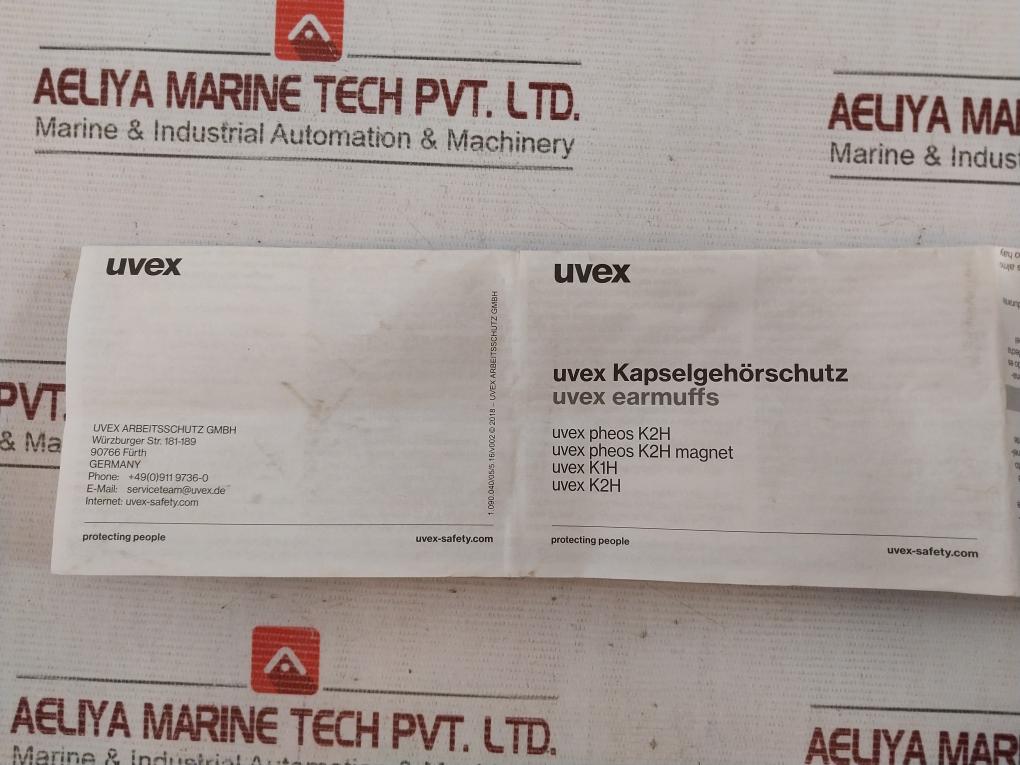Uvex K1H Helmet Earmuff K-series 32Db 24Db 17Db En 352