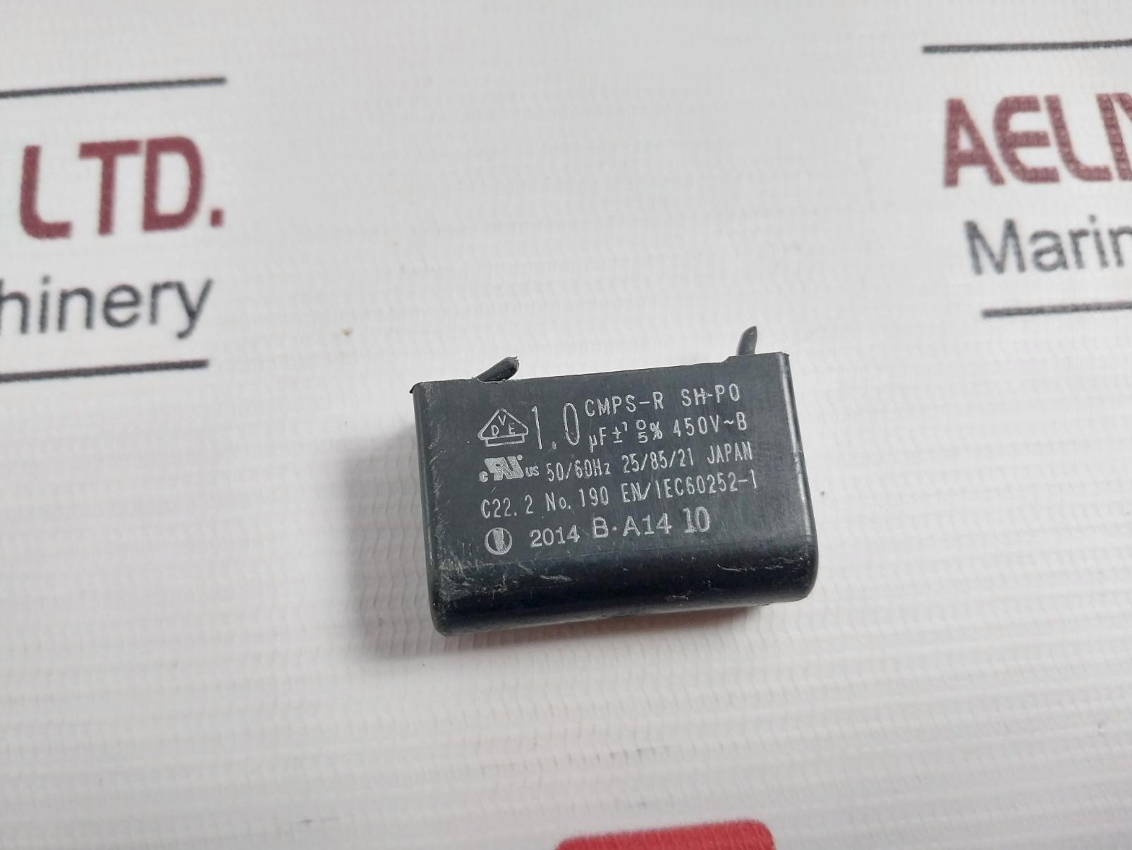 Cmps-r Sh-po Capacitor 450V 50/60Hz 1.0Uf Tolerance 10 5%