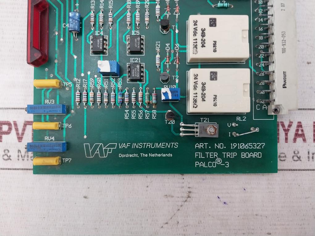 Vaf Instruments 191063066 Torque Measuring System 191068732 220 Vac 191065327