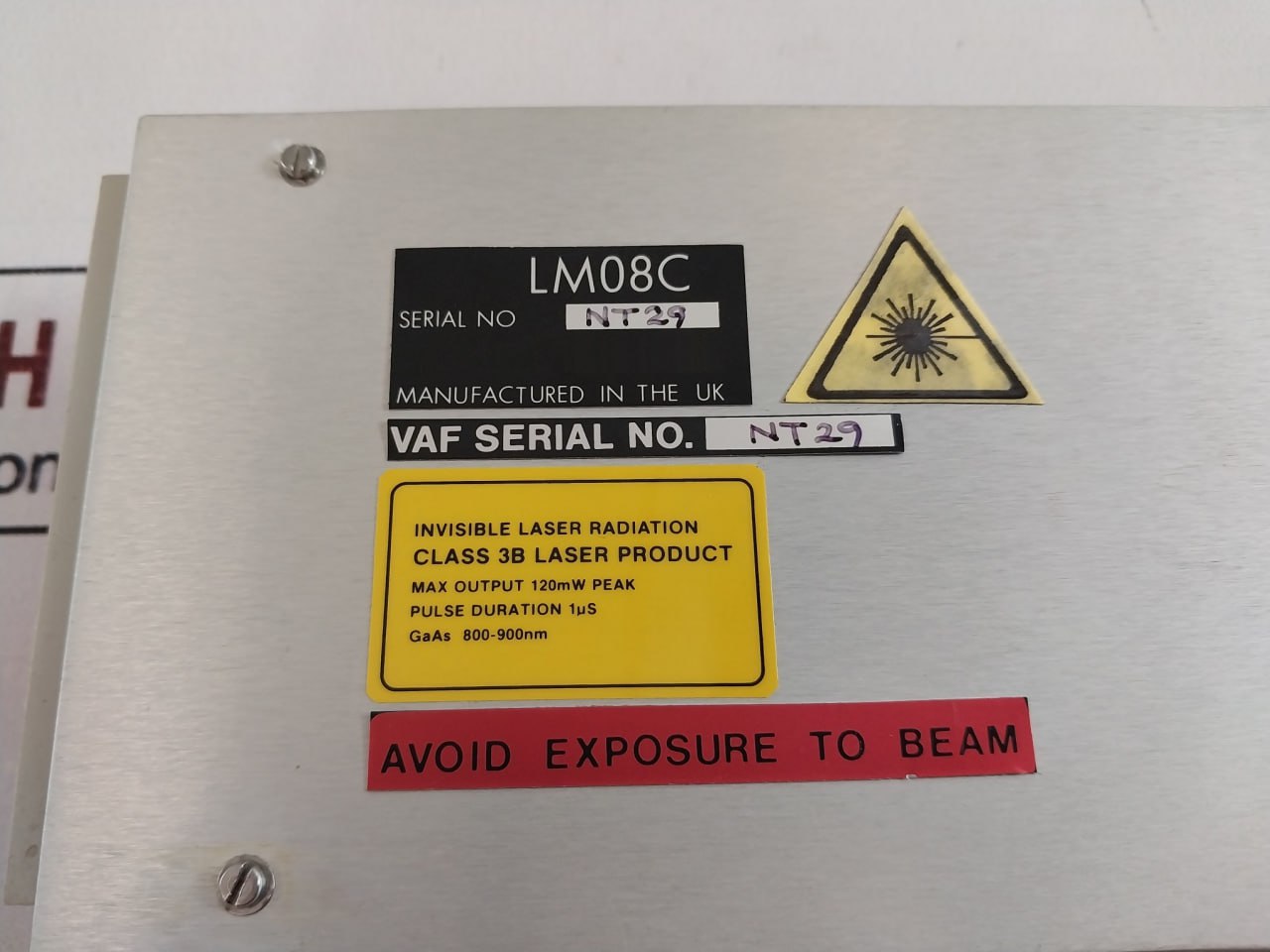 Vaf Lm08C Program Laser Therapy Equipment