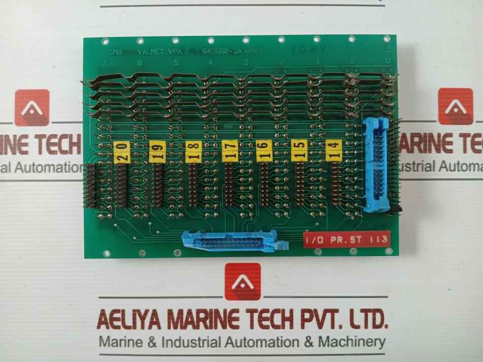 Valmet 542852-3A Gmb Vpa Backplane Pcb 542852-3B