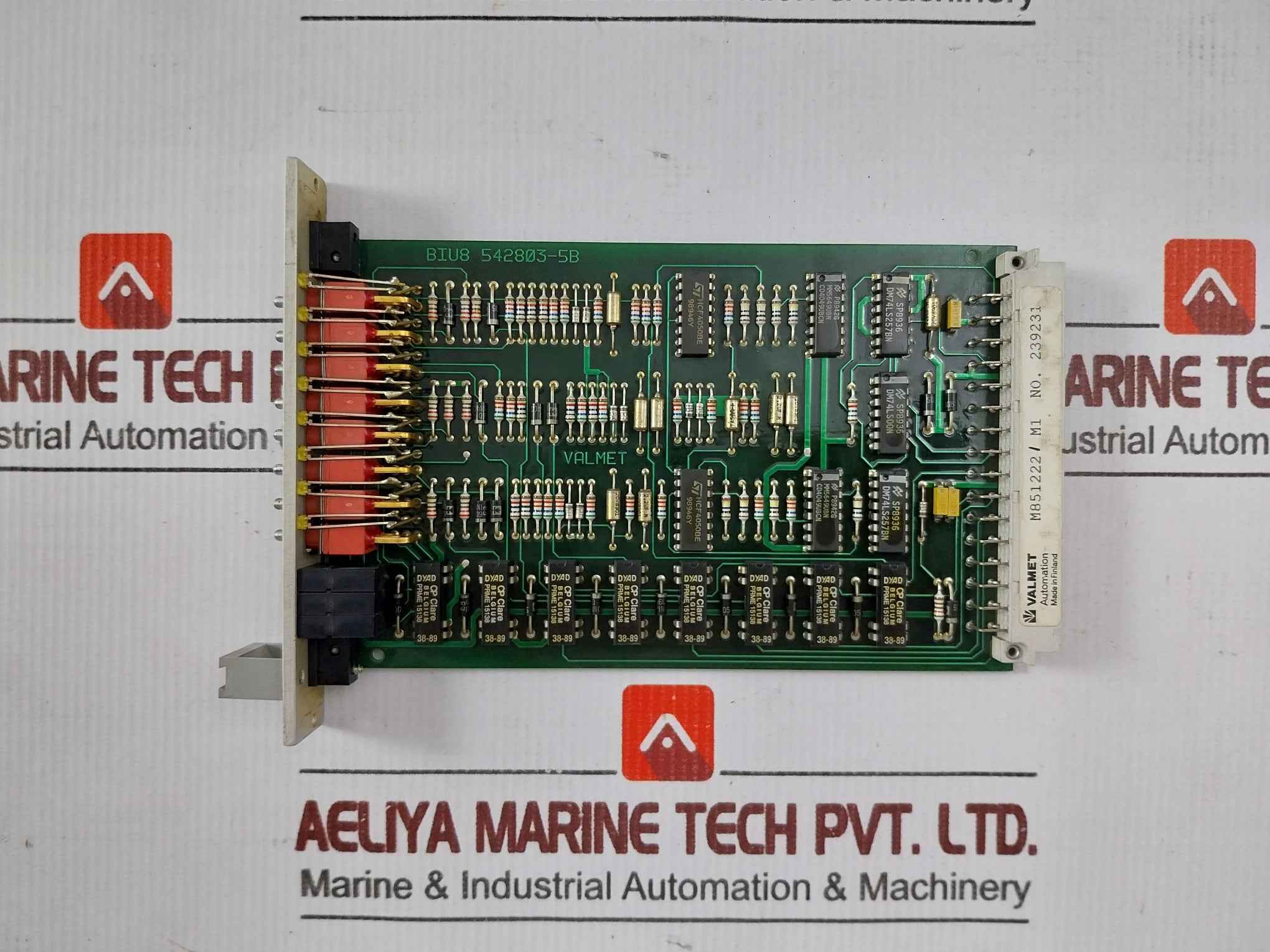 Valmet 542852-3a Cpu Scu Memu Dmu Aou Biu Rack Unit 94v-1