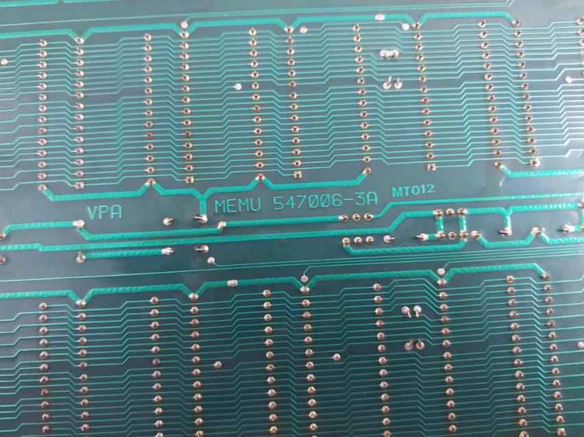 Valmet 547006-3b Memory Module Unit 547006-3a M8510401 M1