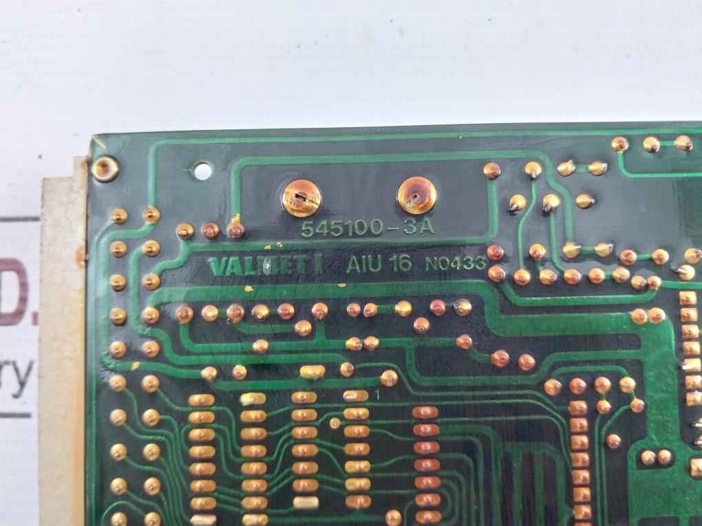 Valmet Aiu 16 Analog Input Unit Model M8512071/545100-3A / 545100-3B
