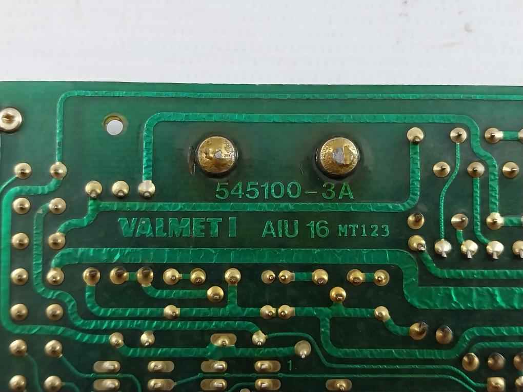 Valmet Aiu 16 Analog Input Unit Model M8512071 M1