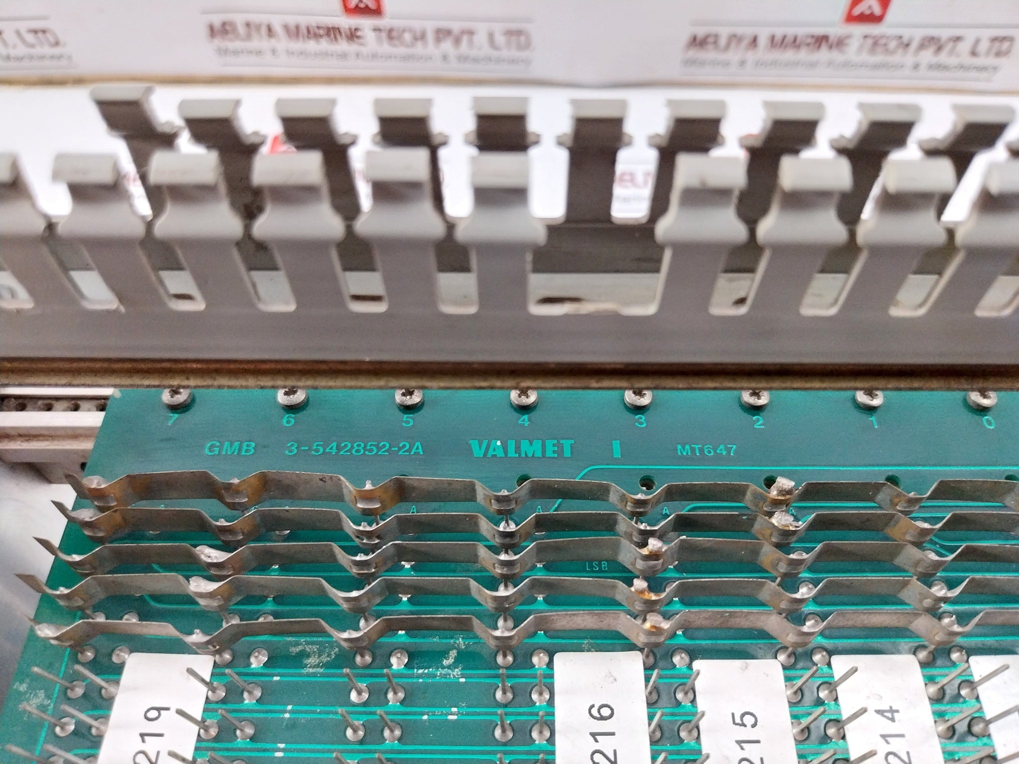Valmet Automation 3-542852-1A Rack-mount Slot Cross Connect Panel Mt647