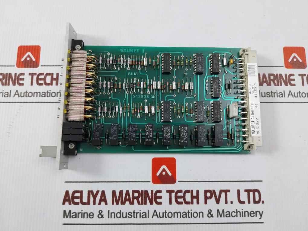 Valmet Automation M851222 Binary Input Unit Pcb 542803-3A No522