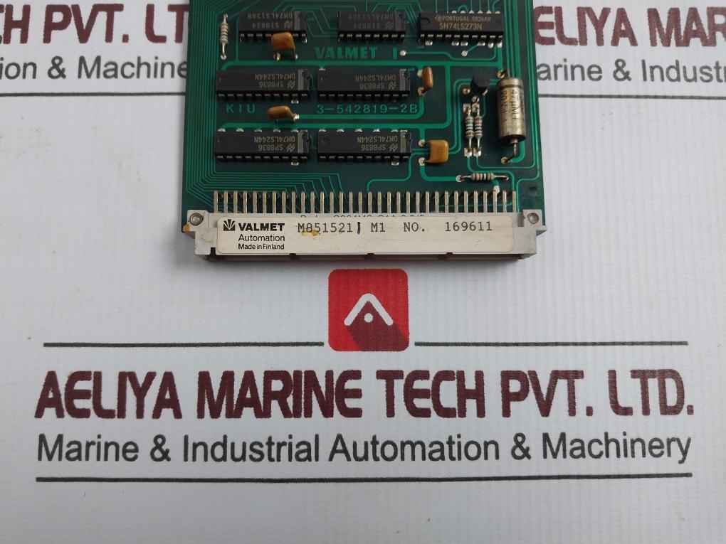 Valmet Automation M851521 M1 Kiu Keyboard Interface Unit 3-542819-2A