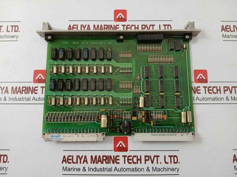 Valmet Binary Input Unit 65421071-1A Biu 16R