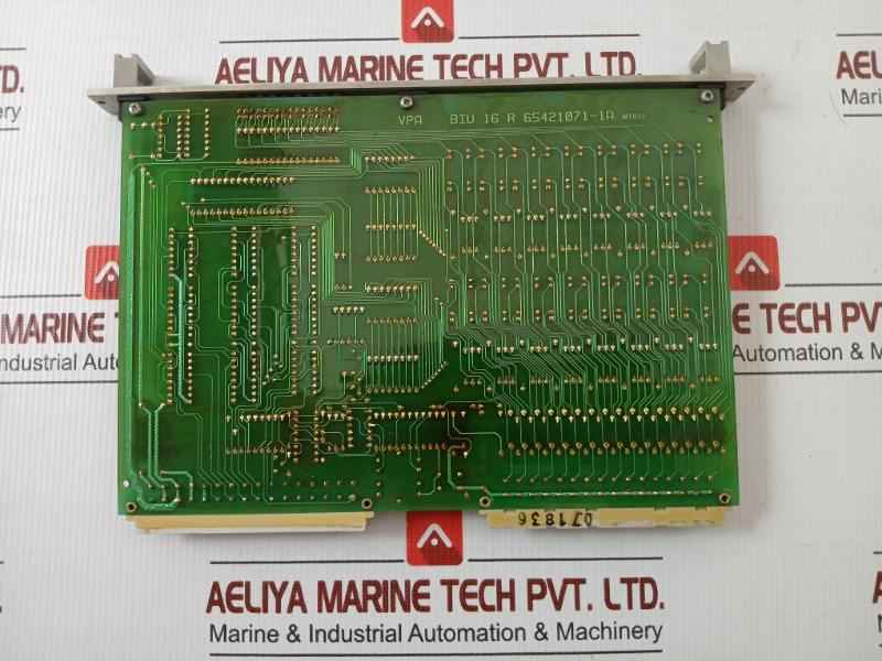 Valmet Binary Input Unit 65421071-1A Biu 16R