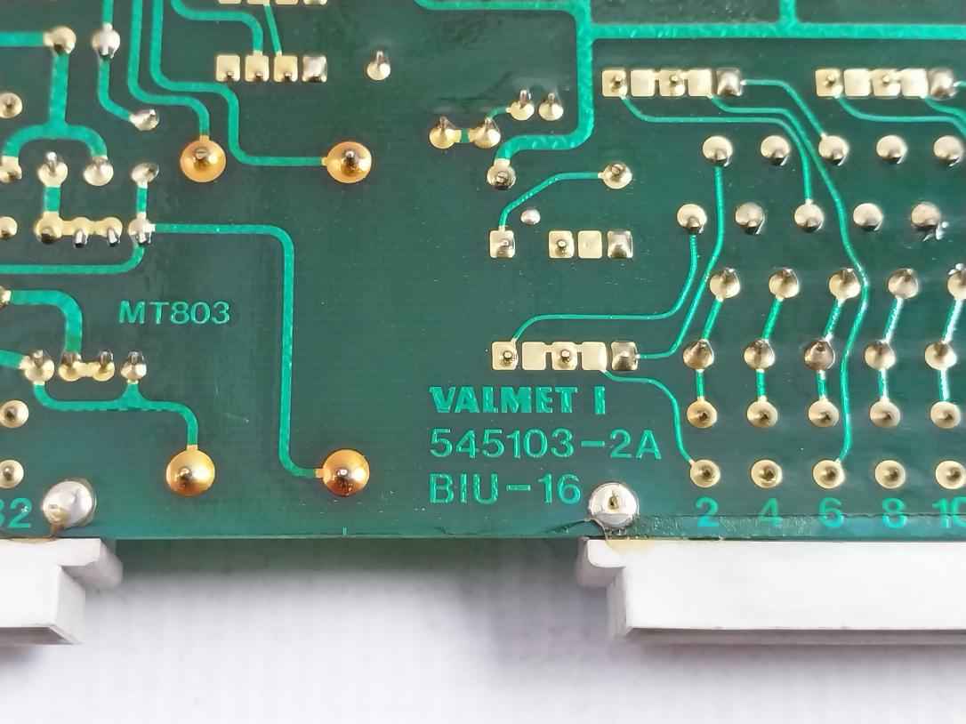 Valmet Biu-16 Binary Input Unit Pcb 545103-2A