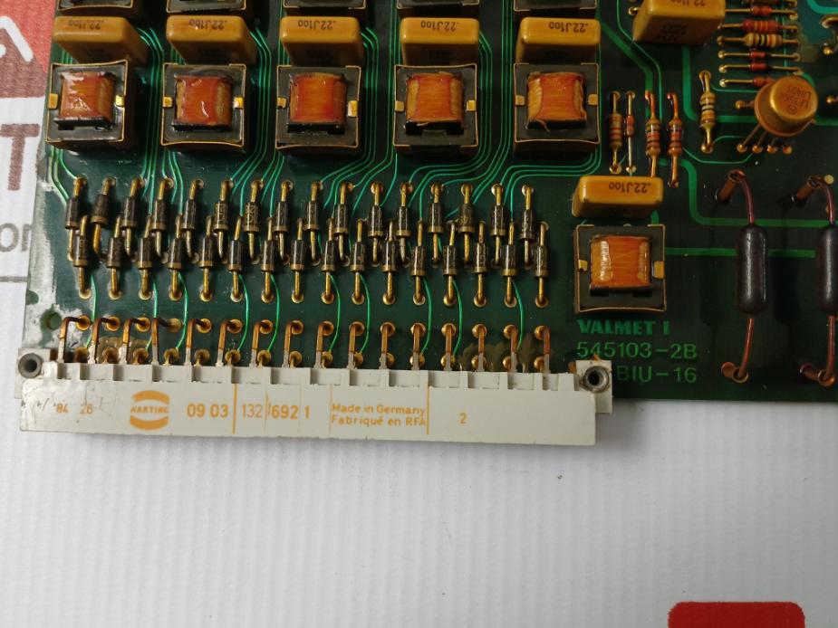 Valmet Biu 16 Binary Input Unit M8512251 545103-2B, 545103-2A