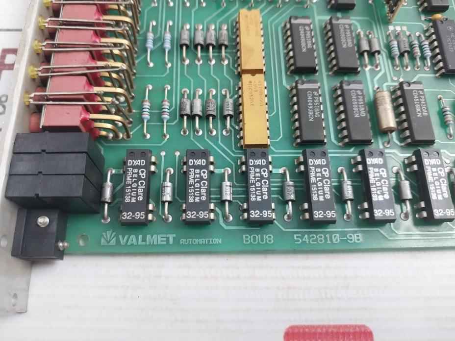 Valmet Bou 8 A Binary Output Unit Mt533 542810-9A