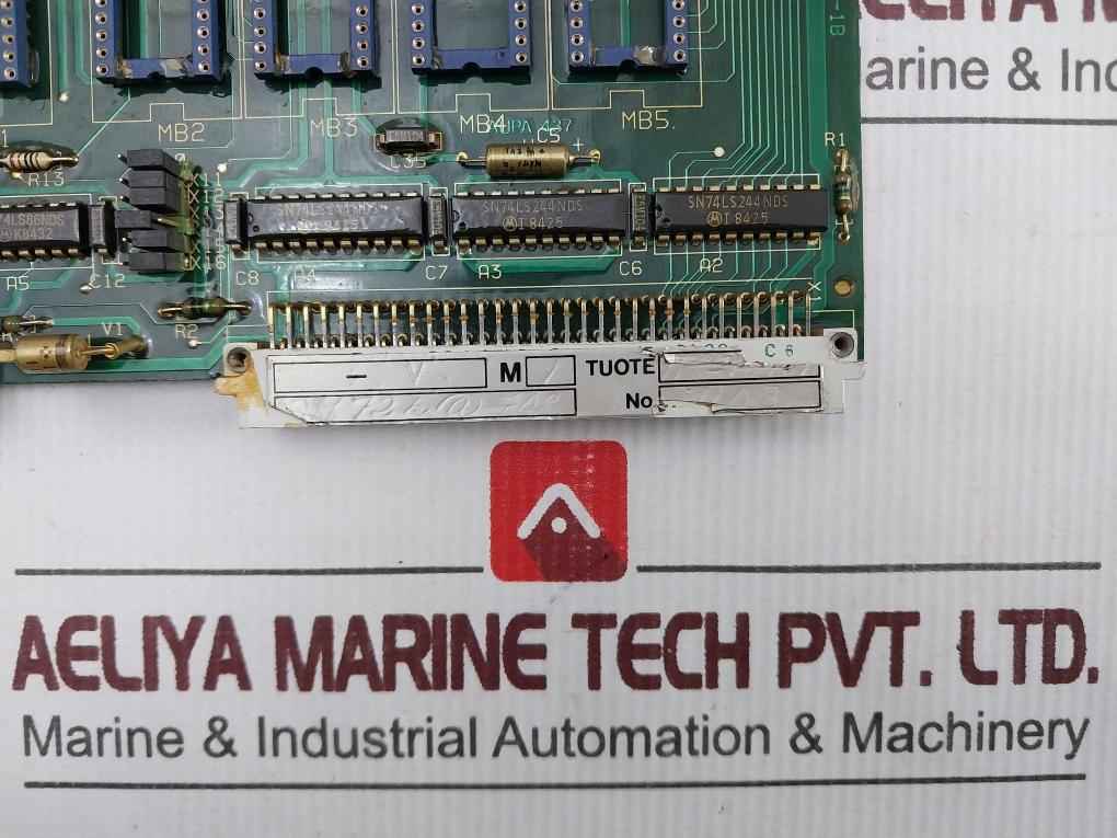 Valmet Memu 547006-1B Memory Card 547006-1A