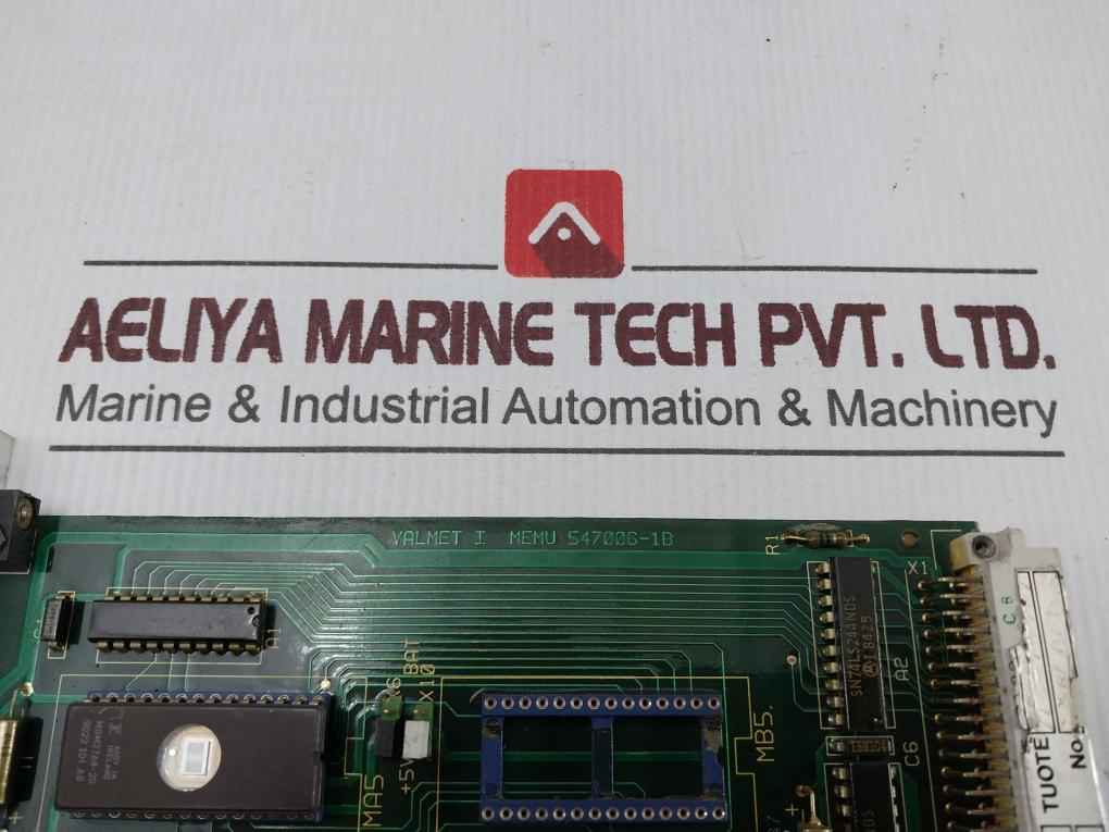 Valmet Memu 547006-1B Memory Card 547006-1A