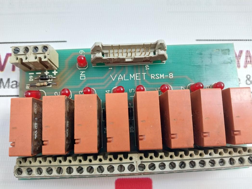 Valmet Rsm-8 Relay Module Used