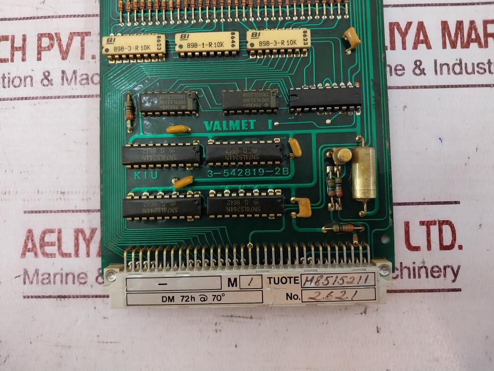 Valmet M851121 M2 Module Rack 542832-2A 542836-6A 542836-6B Mt306 Mt935