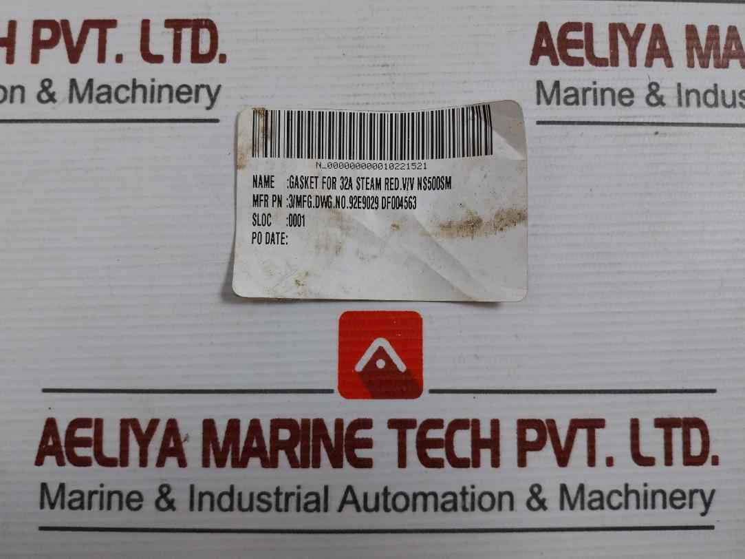 Valqua 6591 Gasket For 32A Steam Red. V/V Ns500Sm