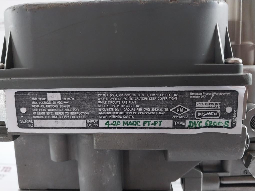 Valve-Positioner-Dvc6200s-Fisher-30vdc-22