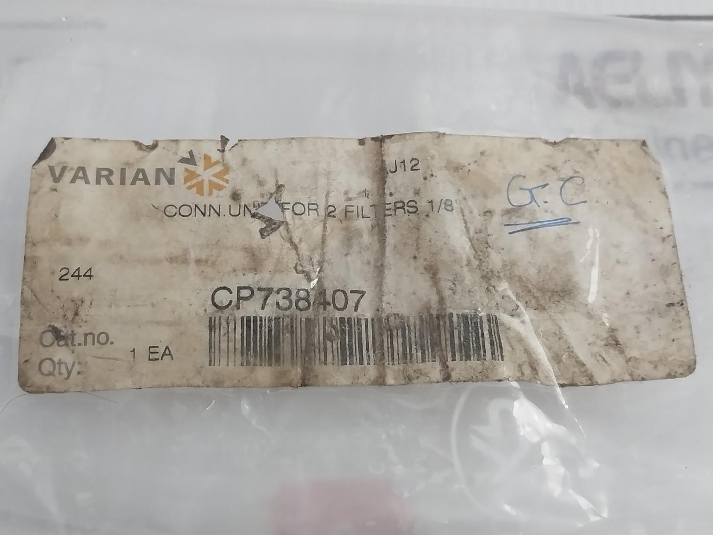 Varian Cp738407 Gas Clean Filter System J12