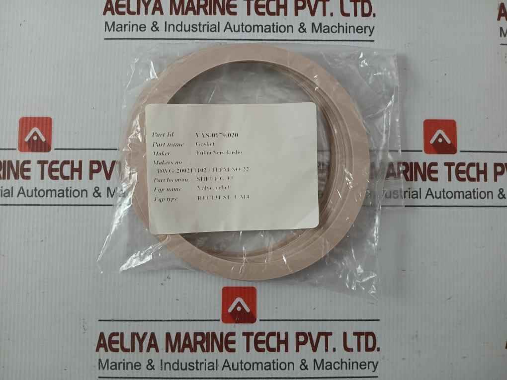 Vas-0179.020 Relief Valve Gasket Packing Kit Fukui Seisakusho