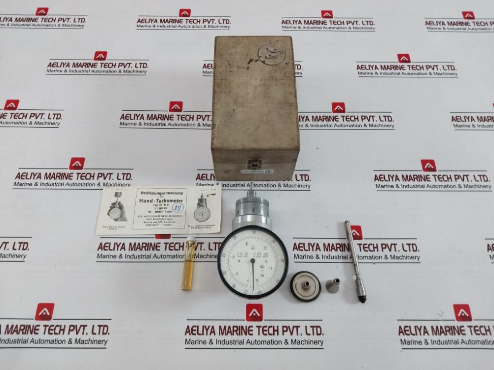 Veb Messgerätewerk Beierfeld 23/H6 Hand-tachometer 3.0501/01 48 – 48,000 1/Min
