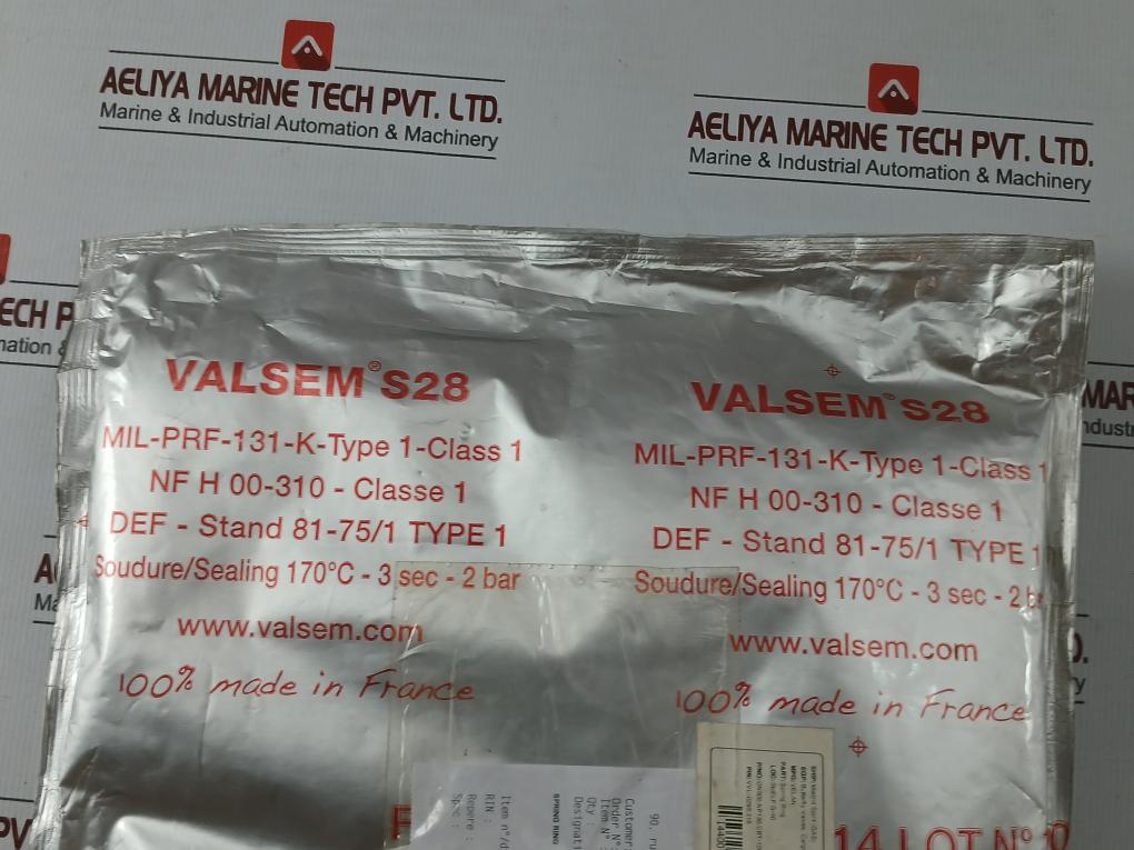 Dn500.Np150.Cbt-1200H.M50/Re Spring Ring For Butterfly Valves Cargo System Velan