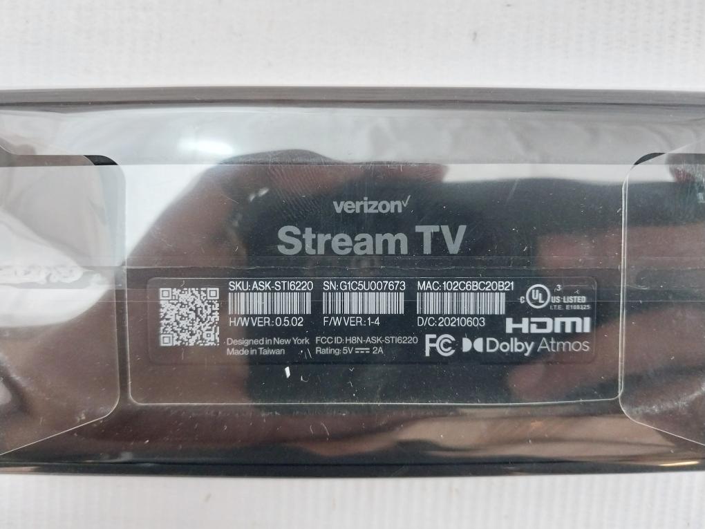 H8N-ask-sti6220 Verizon Stream Tv Set