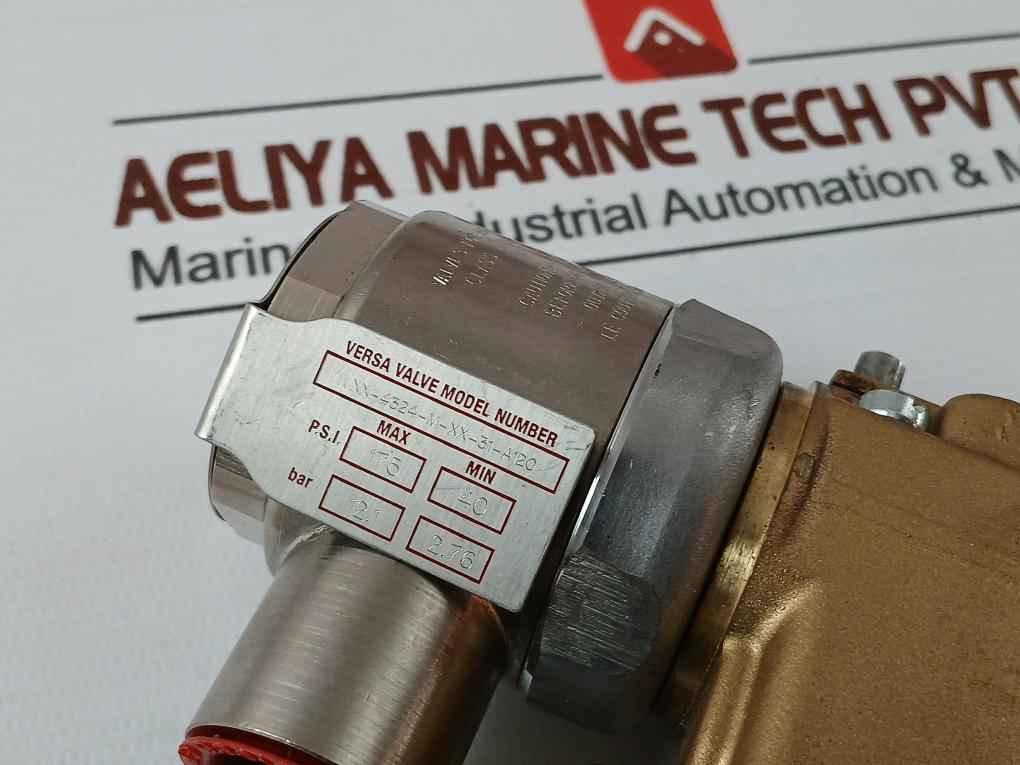 Versa Vxx-4324-m-xx-31-a120 Pneumatic Solenoid Valve V0E23Z0011Tccm