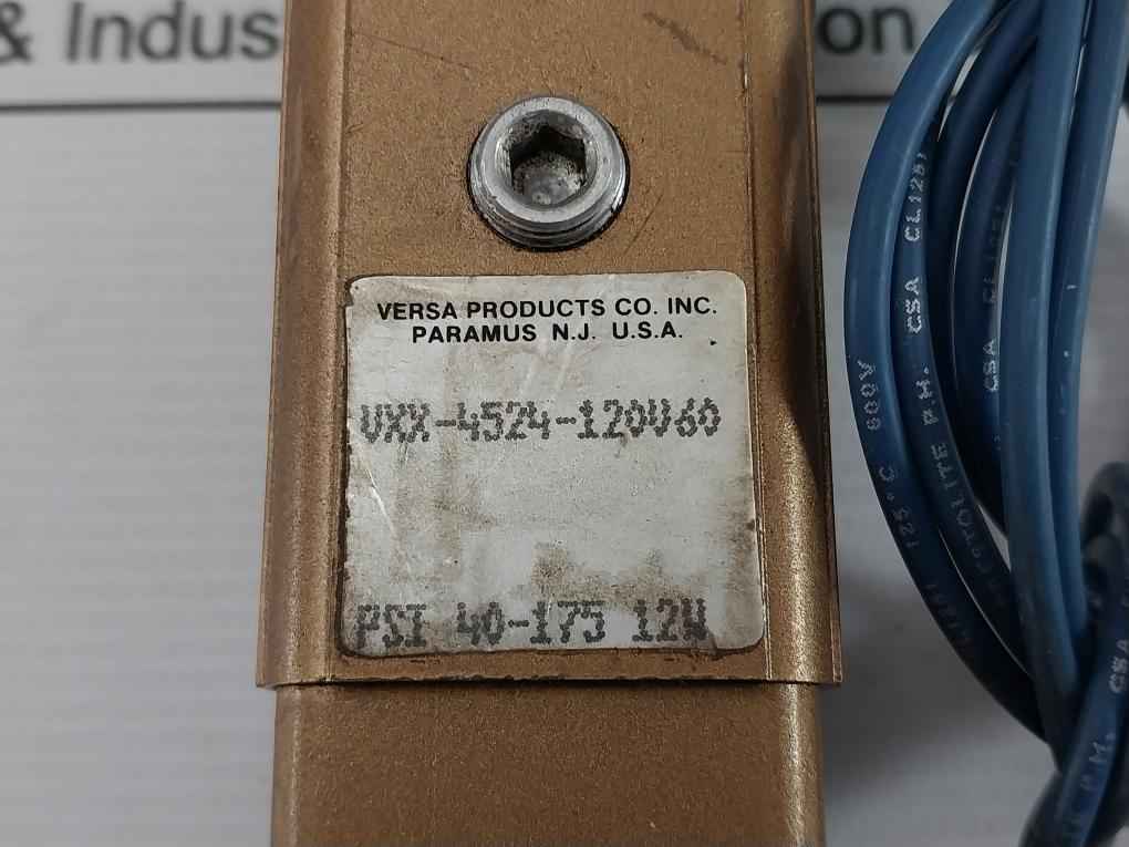 Versa Vxx-4524-120V60 Solenoid Valve Psi 40-175 12W