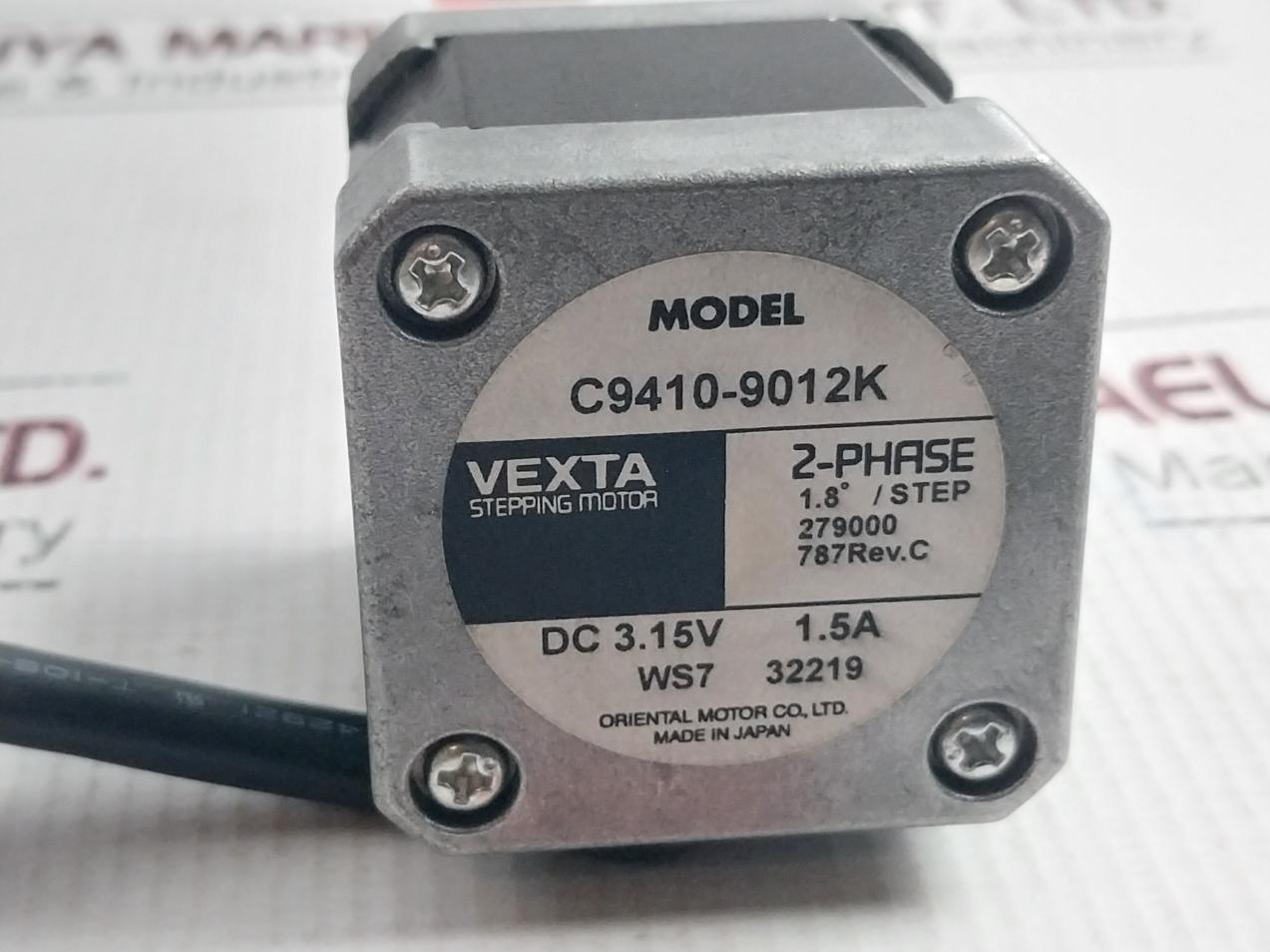 Vexta C9410-9012K Two-phase Stepping Motor 1.8?/Step 3.15V 1.5A