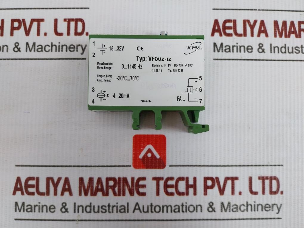 Vf502-i2 Noris Automation 18-32V 0-1145Hz Measuring Transducer