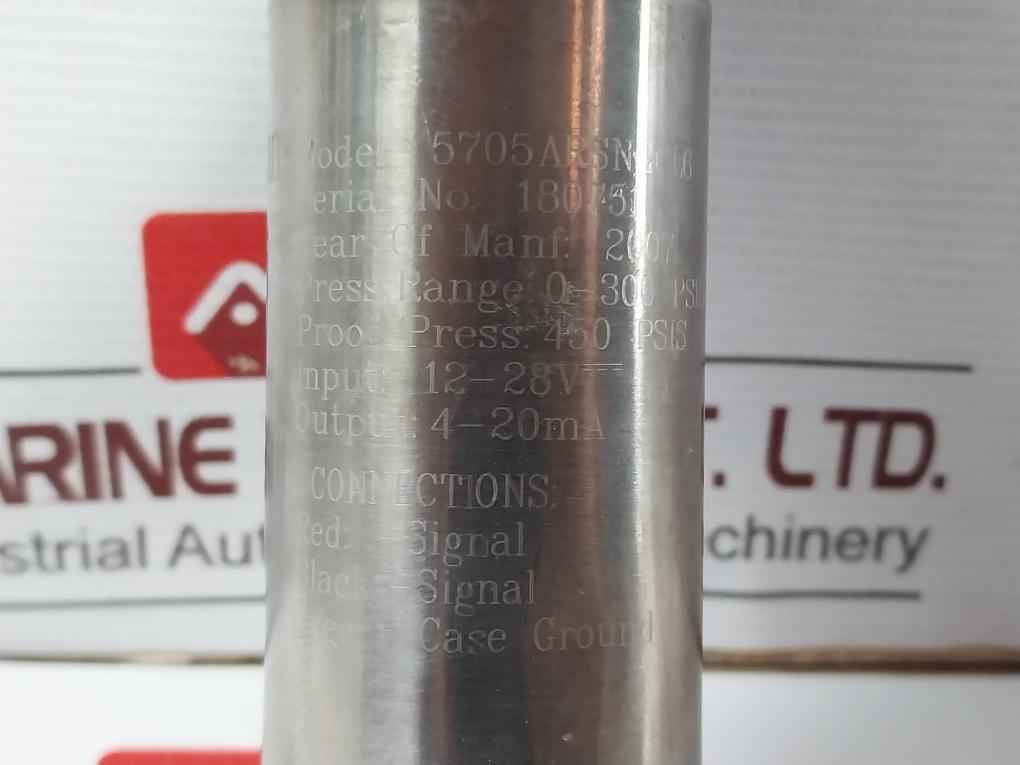 Viatran 5705Arsngcl6 Pressure Transmitter 12-28V 4-20 Ma