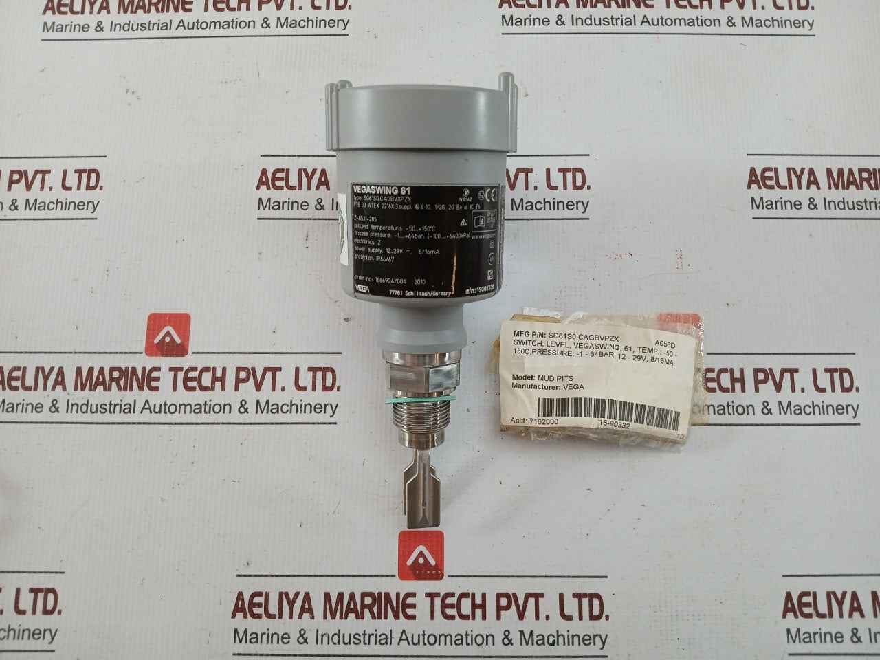 Vibrating Level Switch 12-29V Vega Sg61S0.Cagbvxpzx