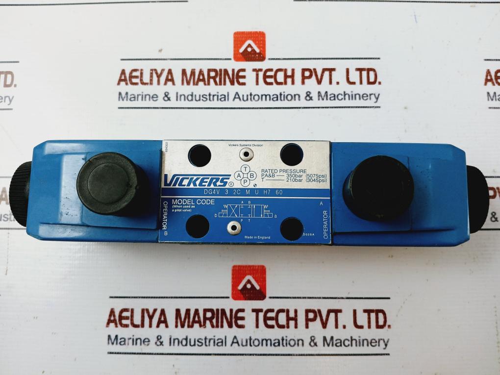 Vickers Dg4V 3 2C M U H7 60 Directional Control Valve 24Vdc