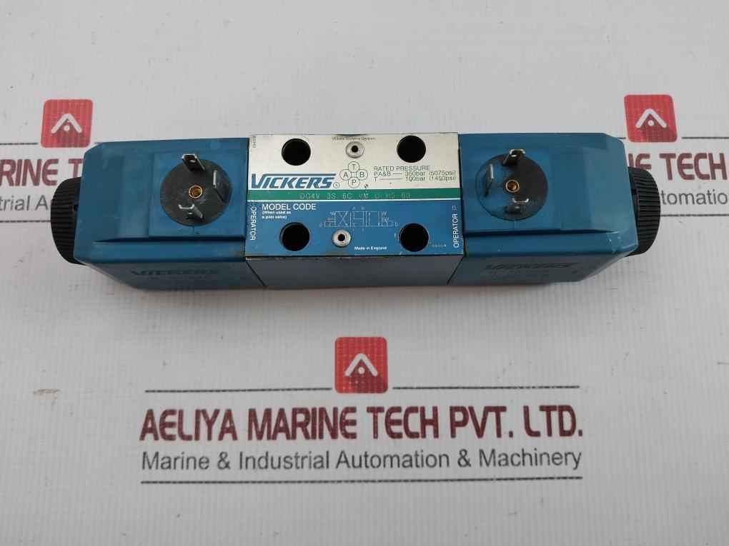 Vickers Directional Control Valve Dg4V 3S 6C Vm U H5 60, 24V Dc 30W