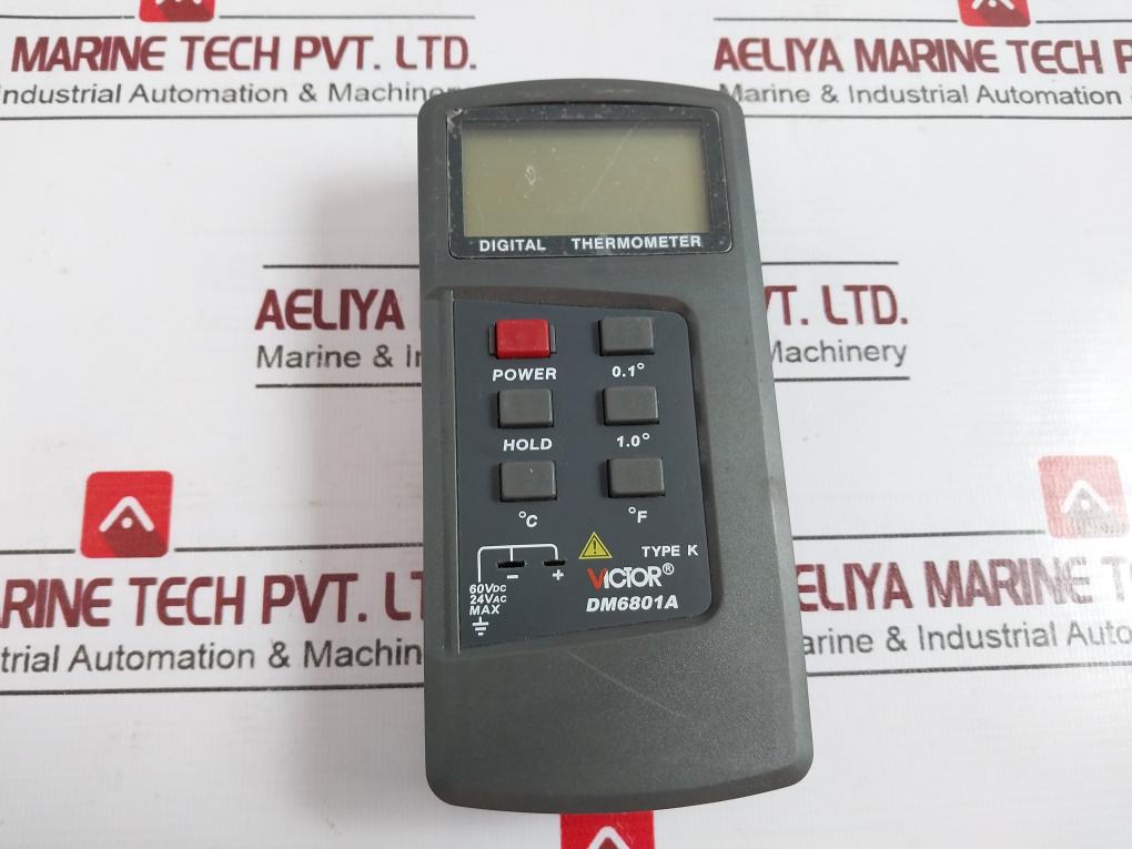 Victor Dm6801A Digital Thermometer Type K 60 Vdc 24Vac