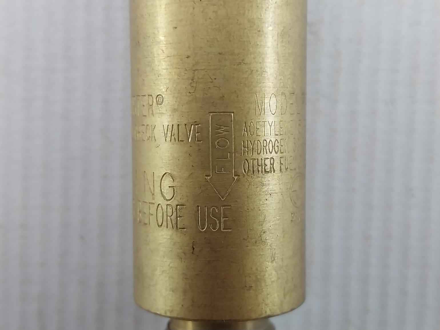 Victor Fbfr Flashback Arrestor And Check Valve Acetylene 15 Psig Max