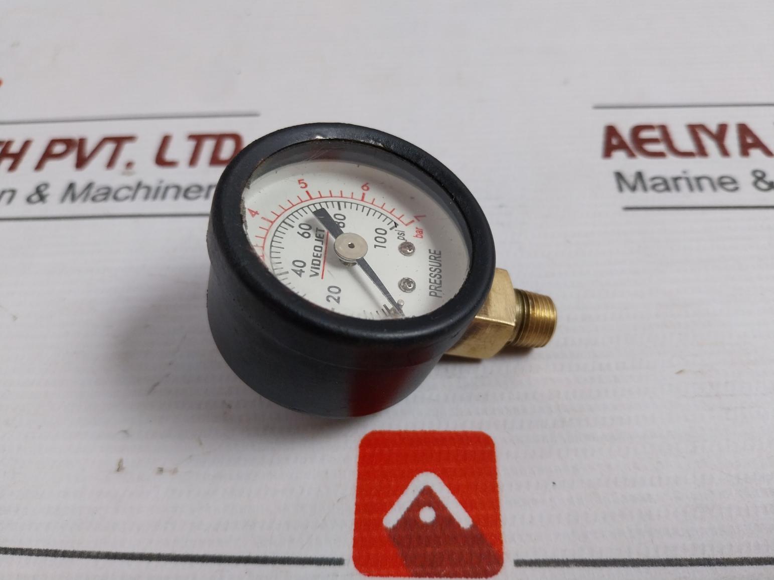 Videojet Pressure Gauge 0-7Bar 0-100 Psi