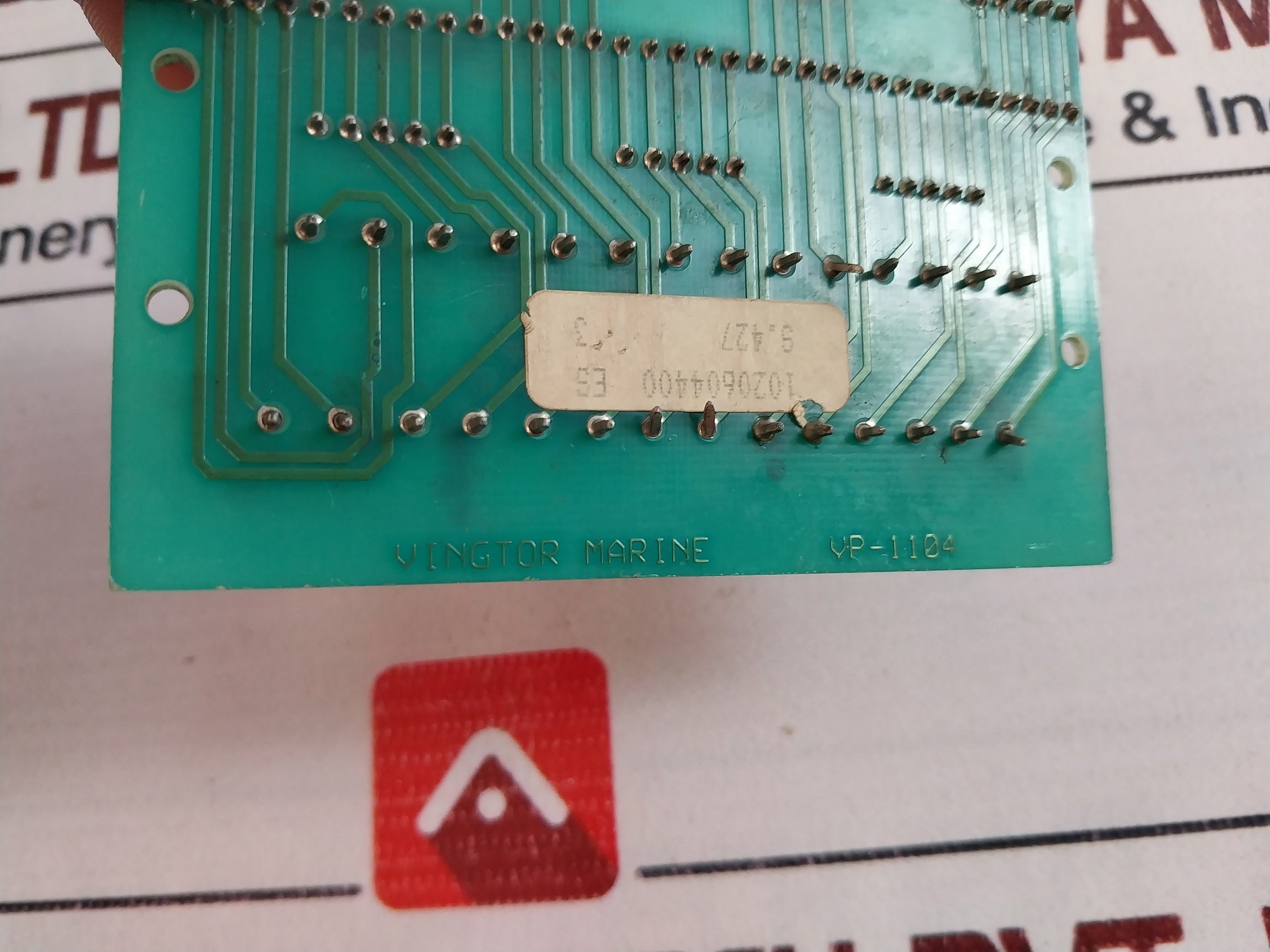 Vingtor Marine Vp-1104 Printed Circuit Board 80 Gm
