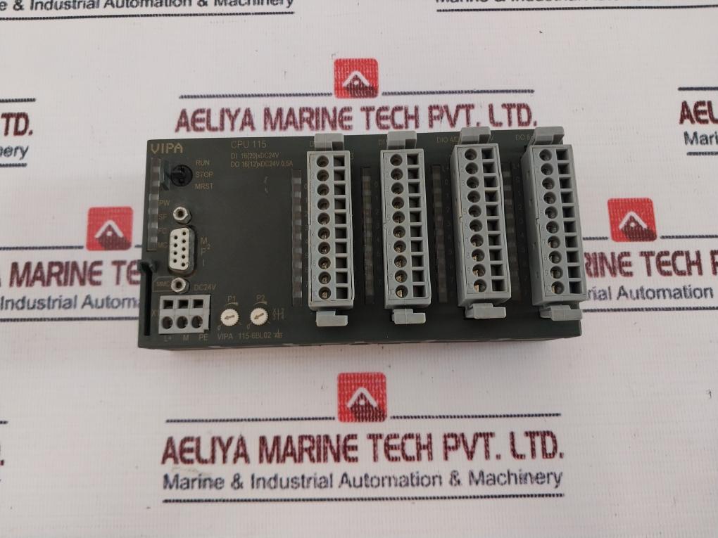 Vipa 115-6Bl02 Di 16(20) Xdc24V, Di 8Xdc24V, Dio 4/Do 4Xdc 24V Cpu Controller