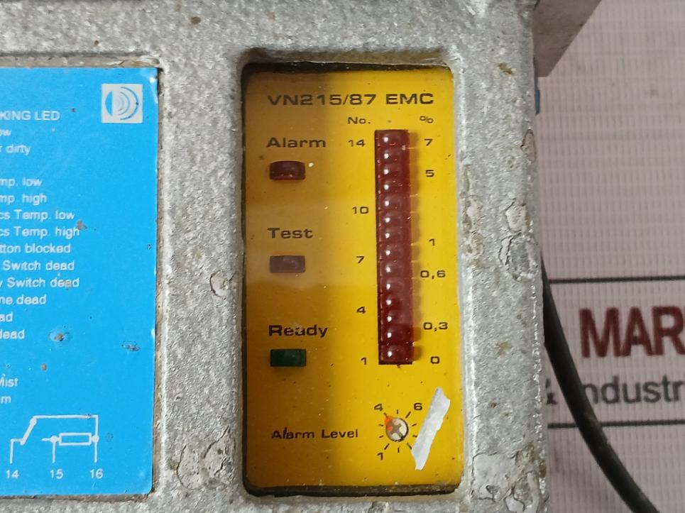 Visatron Vn 215/87 Emc Oil Mist Detector 24Vdc 2A Ip54 60,00 Mmh2O, 33K Ohm